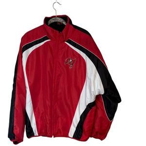 NFL Red and Black Jacket with White Accents L